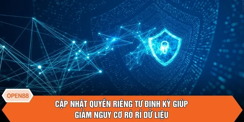 Cập nhật quyền riêng tư định kỳ giúp giảm nguy cơ rò rỉ dữ liệu