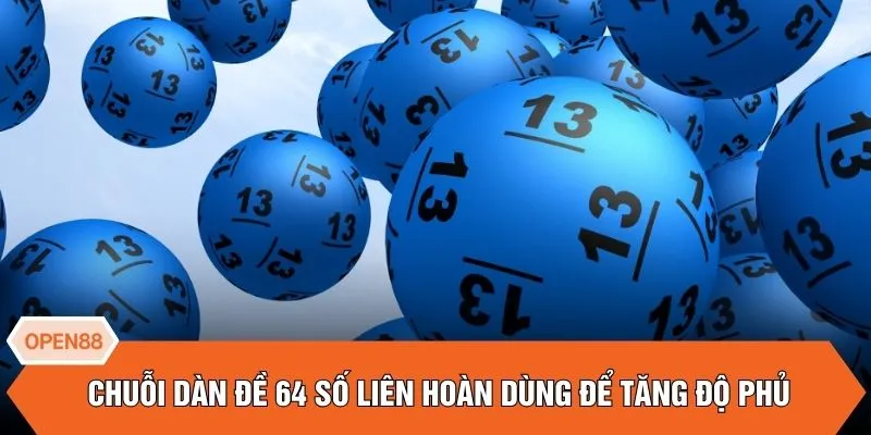 Chuỗi dàn đề 64 số liên hoàn dùng để tăng độ phủ